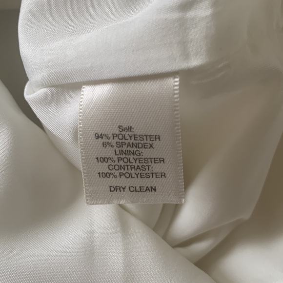 White House Black Market Ivory Lined Dress Pants Size 12 - Picture 6 of 11